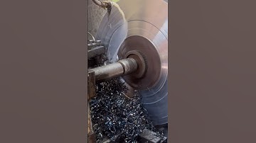 300 KG hard Gear ⚙️ operation on manual lathe machine part-4 #machine #forging #lathe #lathemachine