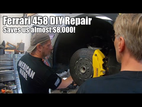 Ferrari 458 DIY Repair Saves Us Almost $8,000!