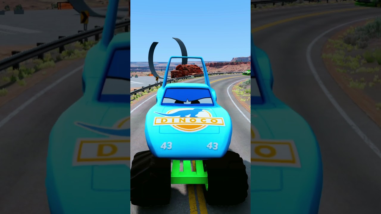 Crazy Cars VS Bollards # 