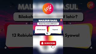 KUIZ MAULIDUR RASUL 2025 - Membangun Ummah MADANI ✨ #maulidurasul #maulidnabi