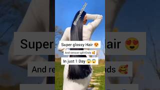 ? Super glossy Hair just 1 Day ?? Results shorts ytshort viral hair