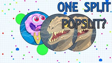 Agar.io // Amazing "VIRUS POPSLIT" Edited // One Split Popslit?