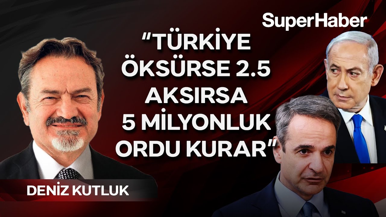Em. Tümamiral Deniz Kutluk'tan gövde gösterisi: Türkiye öksürse 2.5 aksırsa 5 milyonluk ordu kurar!