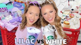 LILAC  VS WHITE ☁ TARGET SHOPPING CHALLENGE