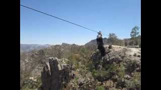 Tirolesa en Sierra de Chihuahua 2013 Yuri Ramirez