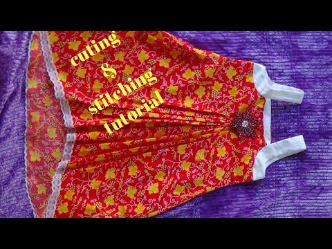 How To Make BABY Dress For Girl Tunic Top Baby Frock Designing Tutorial LATEST SUMMER DRESS DESIGN
