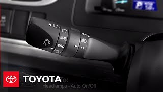 2012 Camry How-To: Headlamps Auto On/Off | Toyota