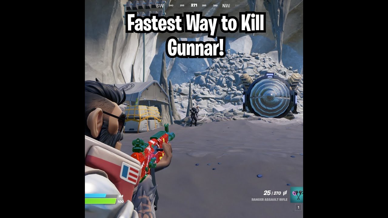 Best Way to KILL Gunnar in Fortnite! 