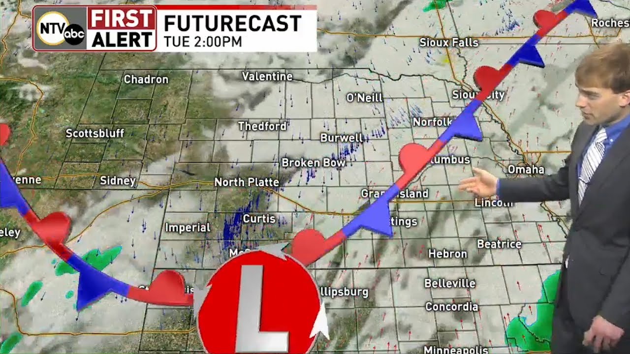 Mild temps expected before a massive cool down - YouTube
