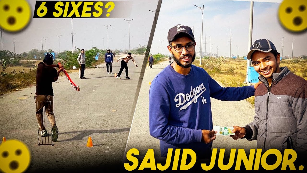 Ek Over main 6 Sixes? Ashiyana ka No 1 Young Allrounder SAJID Jr. 