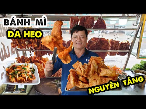 Video Độc Lạ BÁNH MÌ DA HEO Nguyên Tảng Chiên Giòn 20K Ở Q9 - youtube