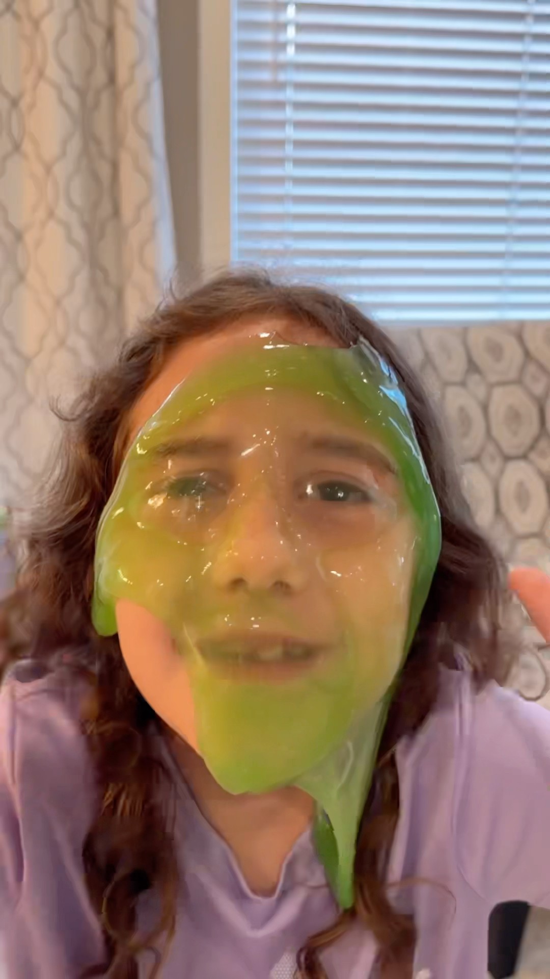 The good Mother helped Sierra clean her slime from face #shorts