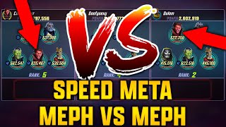 Speed Meta - MEPHISTO VS MEPHISTO Gameplay - MARVEL Strike Force - MSF