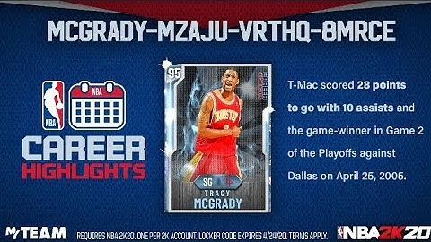 NEW TMAC LOCKER CODE mcgrady-Mzaju-Vrthq-8mrce