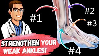 Fix WEAK Ankles [Strengthening Exercises & Sprain Rehab]