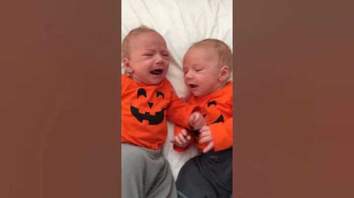 Scary Halloween twins for any dad...