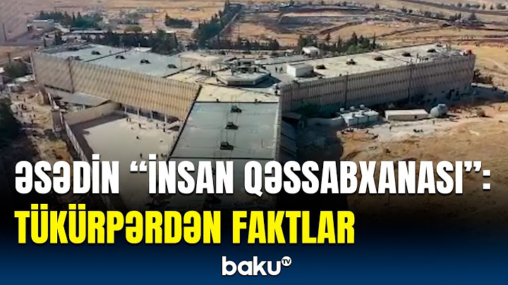 Əsədin yeraltı həbsxanasında görün nələr baş verib | Dəhşətli görüntülər