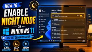 How to Enable Night Mode on Windows 11 - Display Comfort Guide