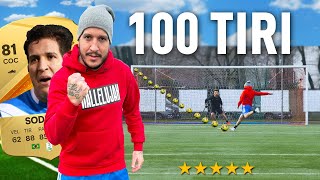 🎯⚽️100 TIRI CHALLENGE: FELIPE SODINHA (EX SERIE B) Quanti Goal Segnerà su 100 tiri?