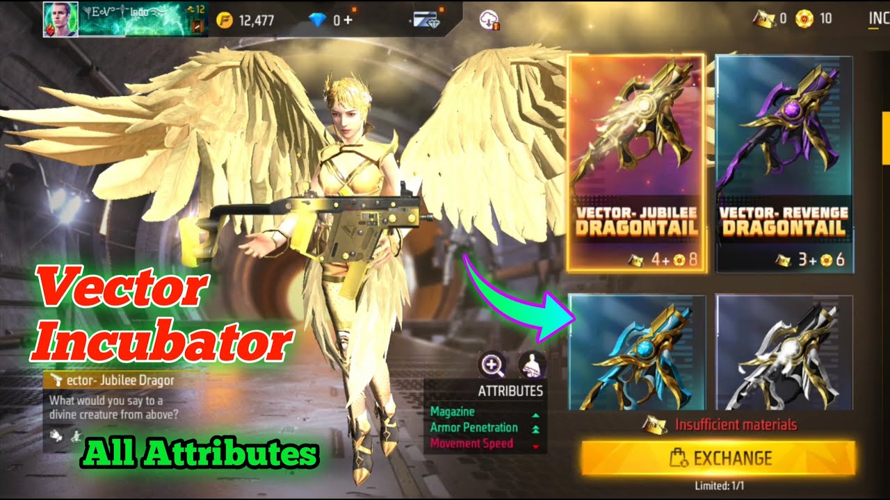 UPCOMING NEXT INCUBATOR IN FREE FIRE 🤫🤫 VECTOR INCUBATOR 🔥🔥 100% CONFIRM NEXT INCUBATOR FIRST LOOK