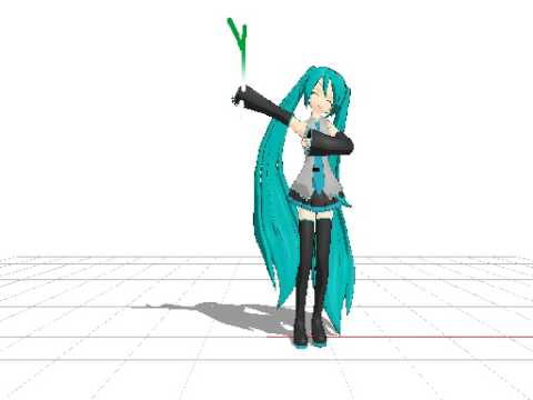 MikuMikuDance First (kindof) Attempt
