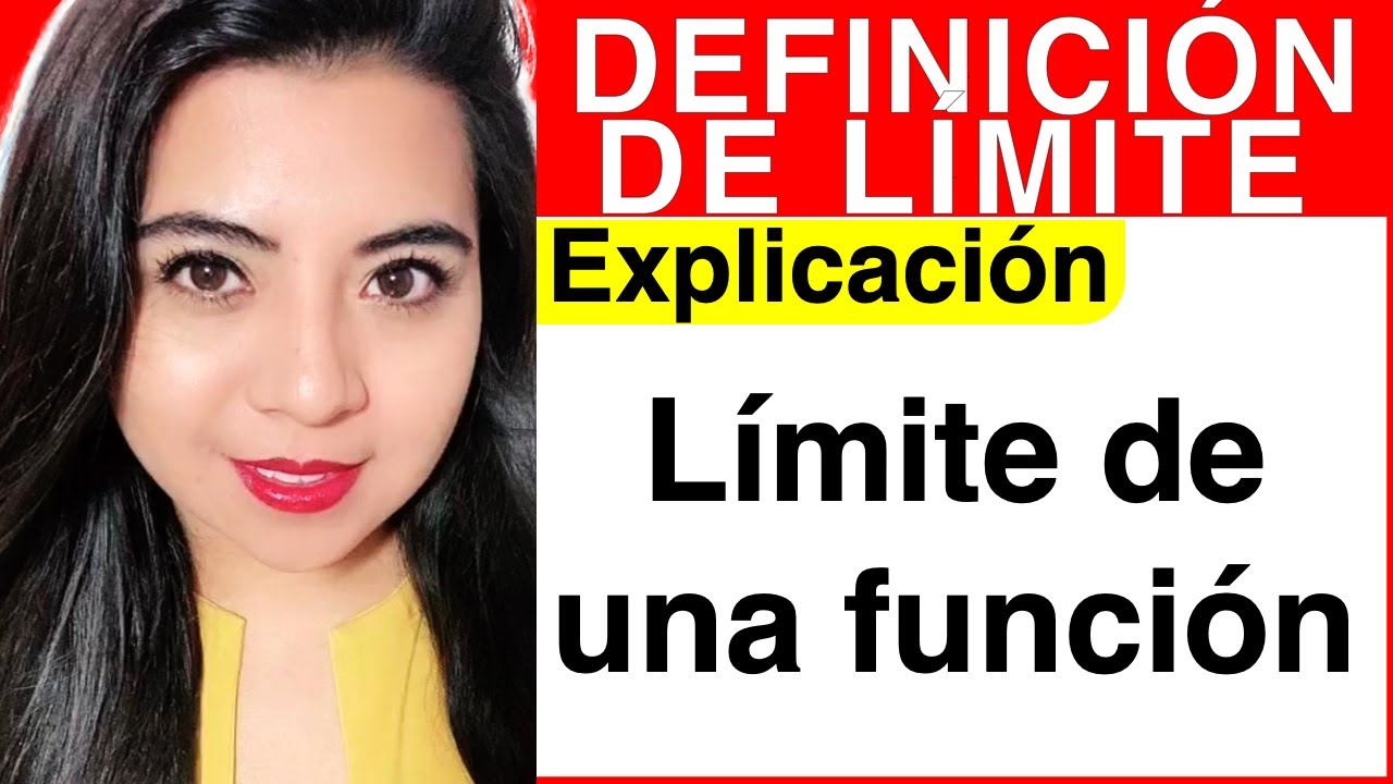 DEFINICIÓN DE LÍMITE #4 (límite de una FUNCIÓN)