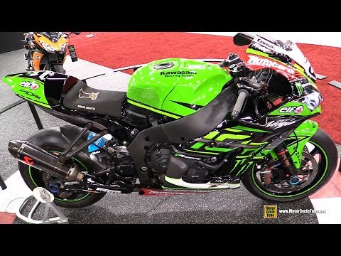 18 Kawasaki Ninja Zx10rr Jonathan Rea Sbk Race Bike Walkaround 18 Aimexpo Las Vegas Youtube