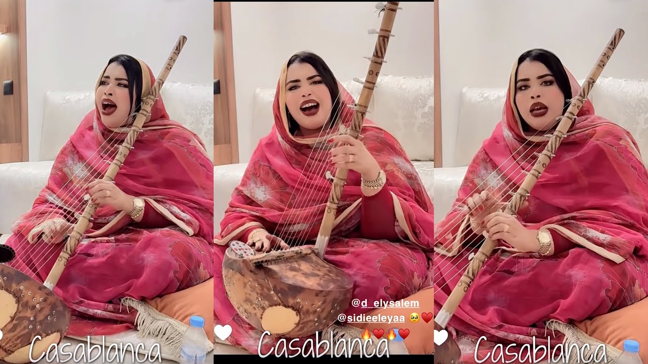 هول كرمي منت ابا في منزلها بالدار البيضاء على شرف اصدقائها 