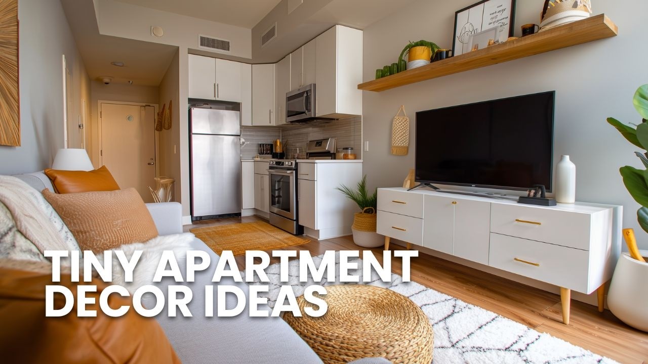 Modern Tiny Apartment Decor Ideas for a Cozy Minimalist Look - YouTube