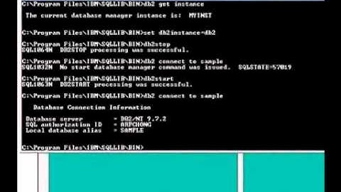 Chapter 2(9) - DB2 Instances