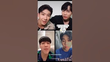 Jealous First be like and poor Khao’s just trying to keep the peace 😂#khaofirst#firstkhaotung