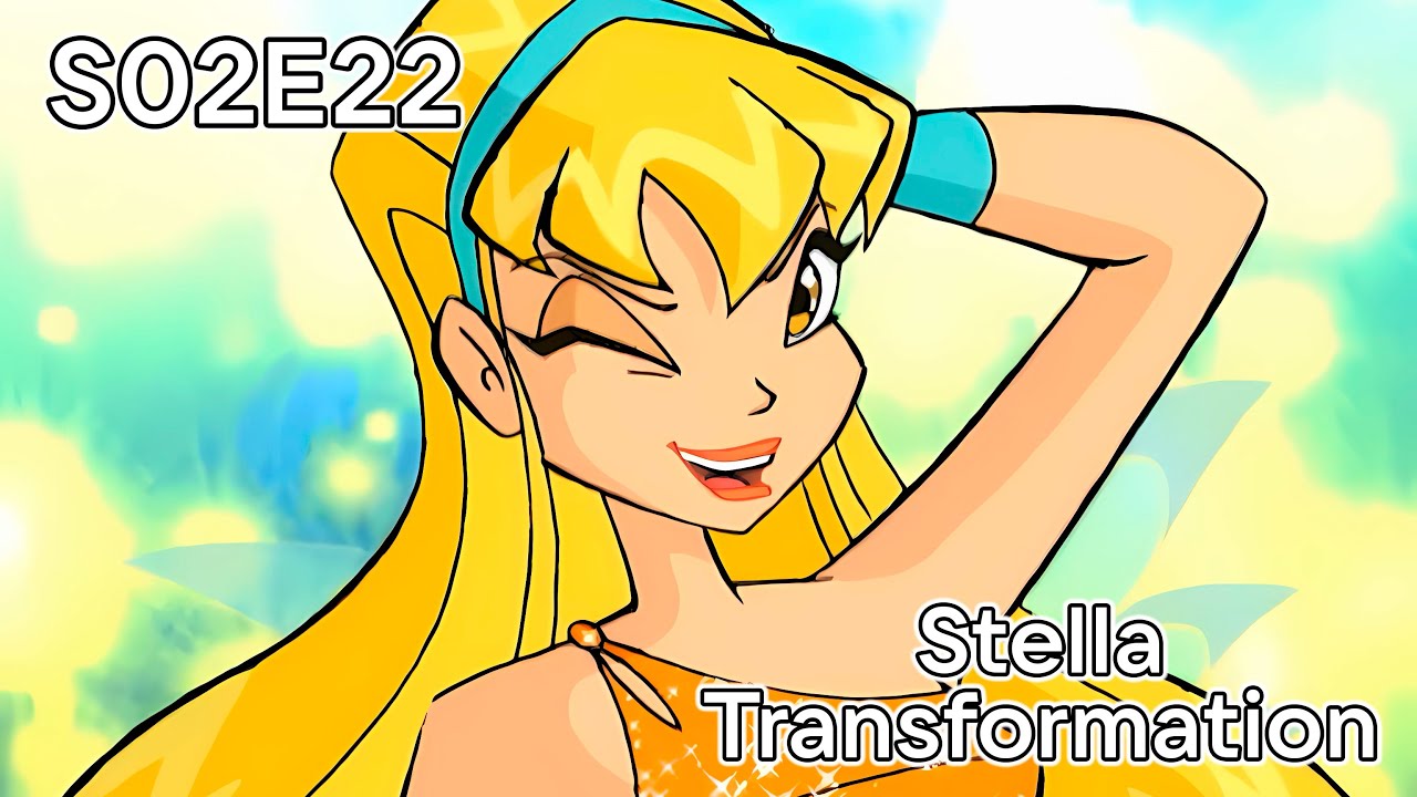 Винкс 60. Stella Transformation. Stella all Transformation.