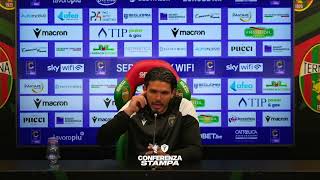 TERNANA-PERUGIA, CONFERENZA PRE DERBY LITO FAZIO