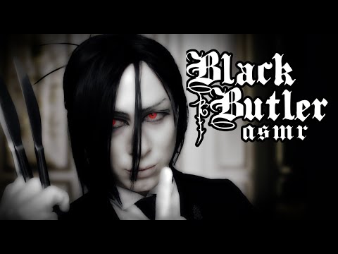 Black Butler ASMR - Sebastian Michaelis Pampers You (Hair Brushing, Cleaning, and Butler ASMR)