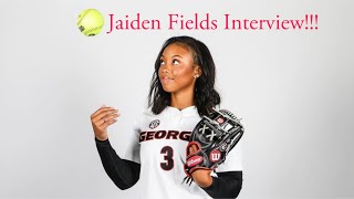 Jaiden Fields- UGA Standout Softball Player #diamondintheroughsportstalk Net Worth