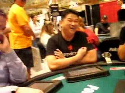 Playing poker with Johnny Chan