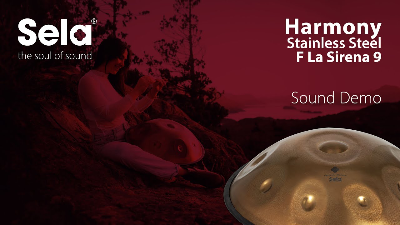 Sela Harmony Handpan F La Sirena 9 (440 Hz) - SE 304