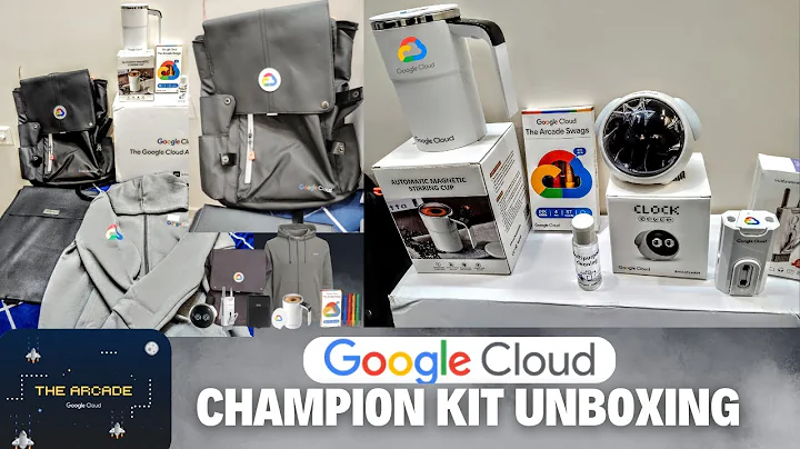 Google Cloud Arcade Champion Milestone Goodies Kit Unboxing🎁🚀