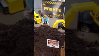 Construction Birthday Cake  Short