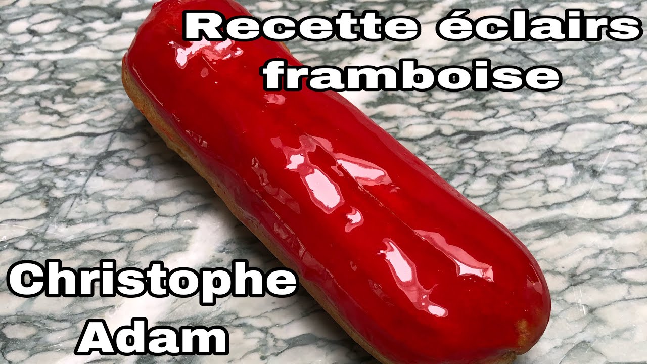 Éclairs framboise de CHRISTOPHE ADAM