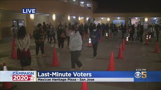 Bay Area Voters Anxious As Early Returns For Presidential Election Come In
