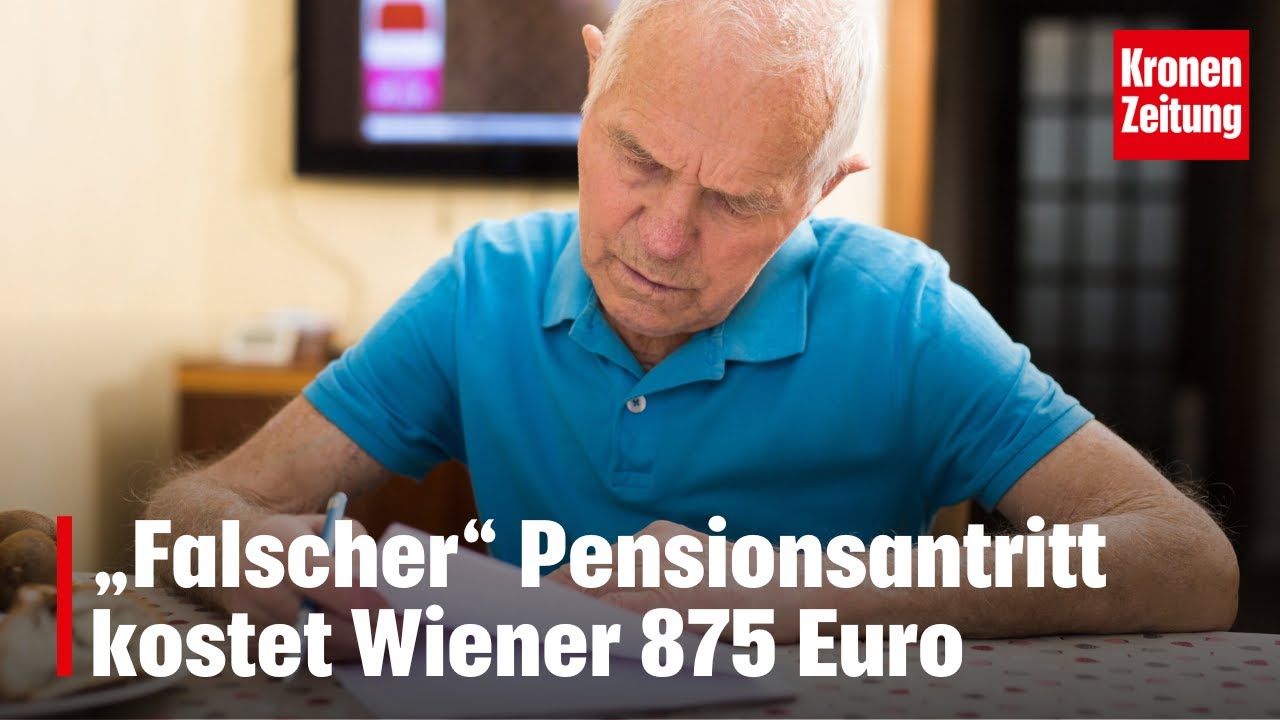 „Falscher“ Pensionsantritt kostet Wiener 875 Euro | krone.tv NEWS