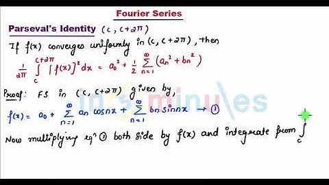 M2 | 6 | Fourier Series_Parsevals Identity