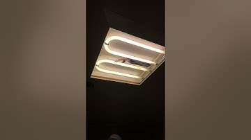 How to change u shape light bulb fluorescent to led