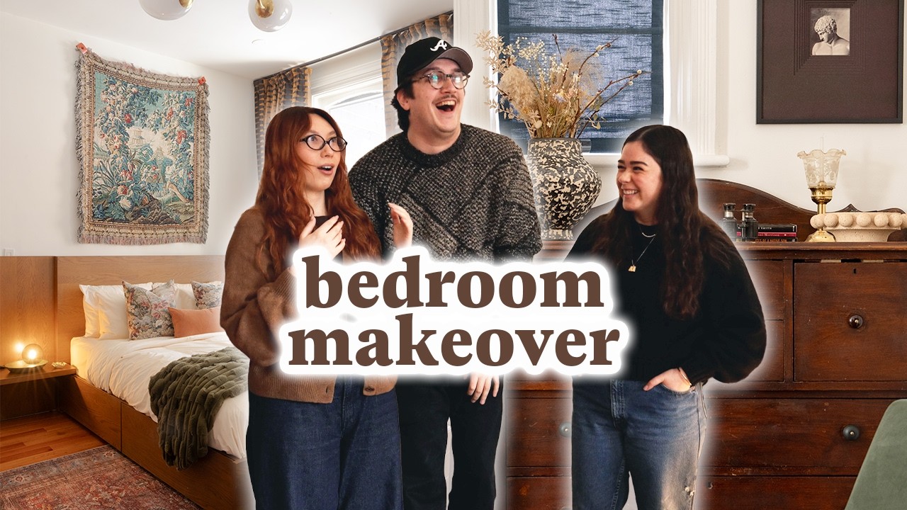 Cozy, Eclectic Bedroom Makeover with Vintage Finds!