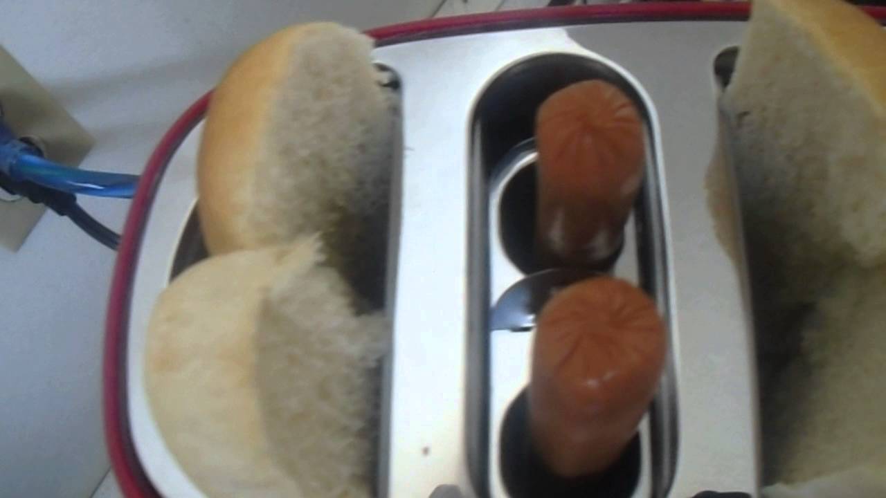 Snoopy Hot Dog Toaster - YouTube