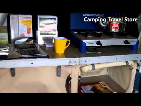 Inside a Karsten 350 Inflatable Tent Pod