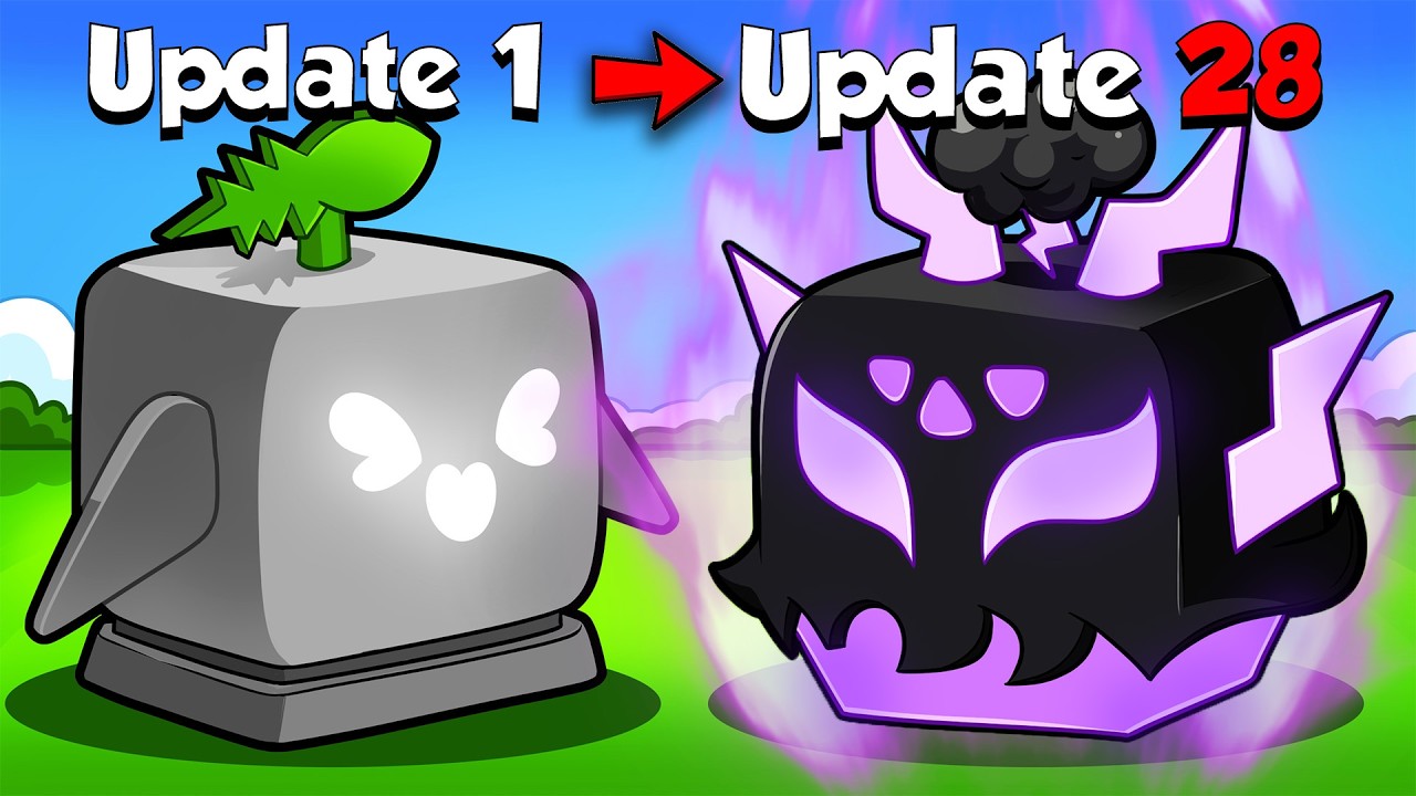 Blox Fruits mais les Updates décides mon Fruit !