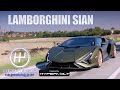 Lamborghini sian vickis test drive  fifth gear recharged