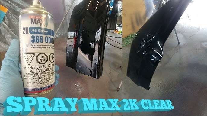 SprayMax 3680061 2K Glamour High Gloss Aerosol Clear –